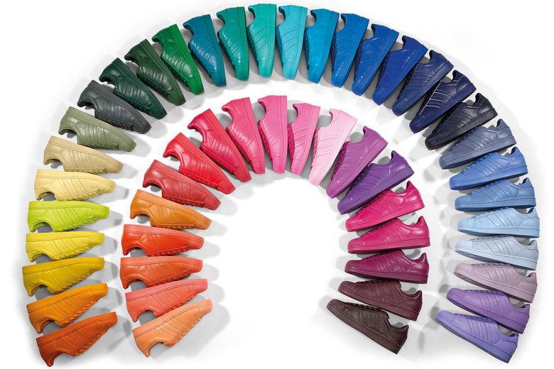 Adidas Originals Superstar Supercolor Pack en collaboration avec Pharrell Williams